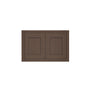 Inset Truffle Brown RTA 24-36"W x 12-24"H x 13.5"D 10-Size Double Doors Wall Cabinet