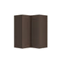 Inset Truffle Brown RTA 25.5"W x 18-42"H x 13.5"D 3-Size Easy Reach Wall Cabinet with 2-3 shelves