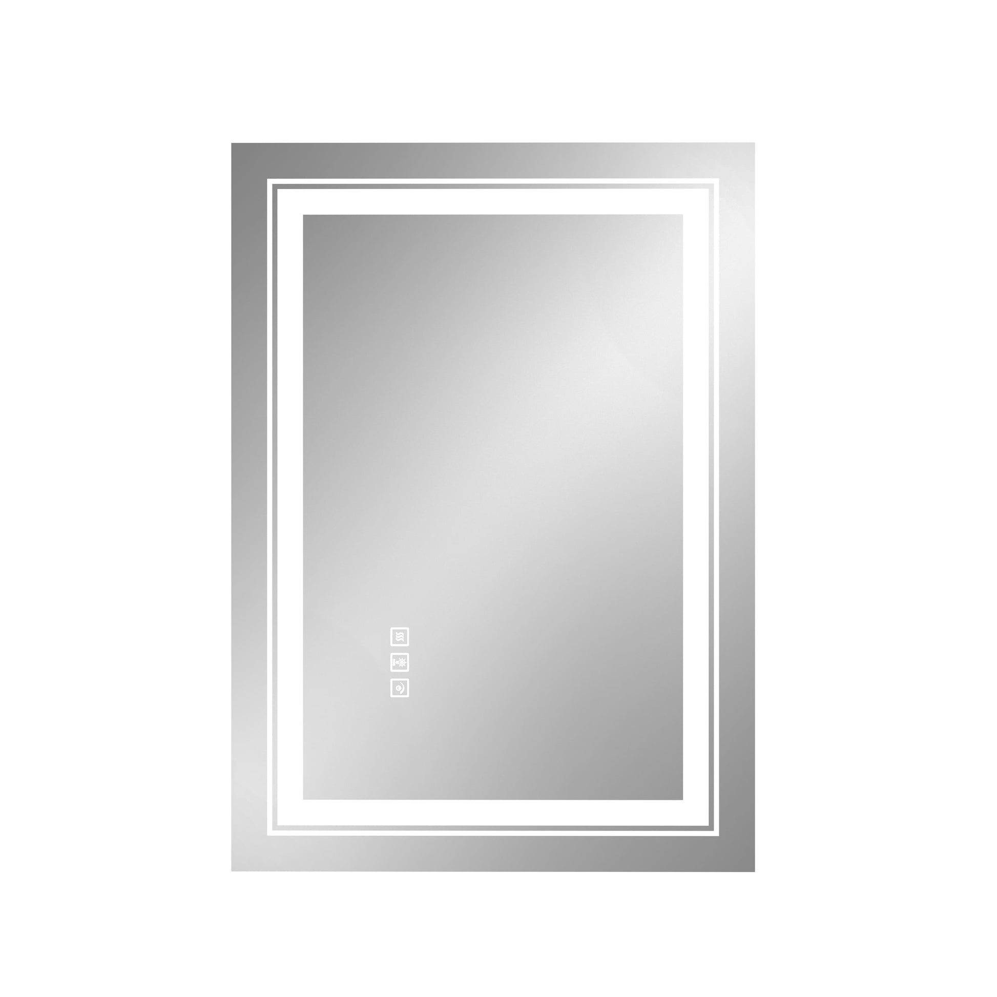 RGB Smart Control Backlit Bathroom Mirror with Dimmable Touch, Anti Fog