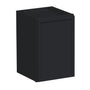 Slim Ebony Black Shaker RTA 12"/15"/18"/21"W x 18"H x 12"D Single Door Short Wall Cabinet