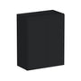 Slim Ebony Black Shaker RTA 24"-36"W x 30"/36"/42"H x 12"D 15-Size Standard Wall Cabinet with 2 Doors