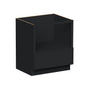 Slim Ebony Black Shaker RTA 30"W x 34.5"H x 24"D Base Microwave Cabinet with 1 Drawer