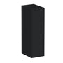 Slim Ebony Black Shaker RTA 9"-21"W x 30"/36"/42"H x 12"D 15-Size Single Door Standard Wall Cabinet