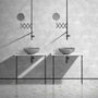 15.7" Polished Natural Marble Round Vessel Sink for Bathroom Countertops in Beige Gold/White Natural/Gray/Green