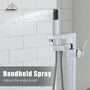 CASAINC Bathroom Tub Filler with Hand Shower in Brushed Nickel and More