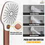16'' Concealed Multi-Function Shower System 3-Spray Modes Showerhead