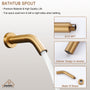 CASAINC 8.3 inch Wall-mounted Rain Shower Faucet with Pressure Balanced Valve