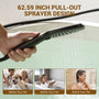2-Handle Deck-Mounted Bathtub Faucet with 2 Spray Modes Hand Shower