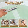 2-Handle Waterfall Roman Tub Faucet with Handheld Shower