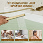 Single-Handle 3 Holes Waterfall Bathtub Filler Faucet with Hand Shower