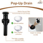 Infrared Sensor Faucet Single Handle Bathroom Basin Faucet with Drainer and Deckplate