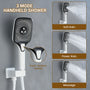 12" x 8" Wall-Mounted Dual-Function Shower System with Hand Shower