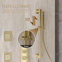 32*16 inch 3-Function Thermostatic Shower System with Body Jets