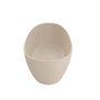 65" Double-Ended Freestanding Solid Surface Bathtub with Modern Cream-Style Soaking