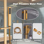 27.6" x 15.7" Luxury Thermostatic Shower System with LED Rainfall & Waterfall