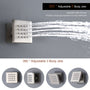 Deluxe 4-Function Thermostatic Shower System with LED Lighting & Bluetooth Music 