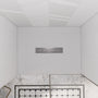 Durable SMC Composite Shower Base Pan with Center Drain in Black & White