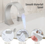 Modern Design 2-Handle Centerset Bathroom Faucet with Pop-up Drain