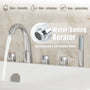3-Handle Deck-Mounted Waterfall Roman Tub Faucet with Hand Shower