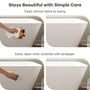 67" Rectangular Solid Surface Freestanding Soaker Tub in Matte White