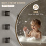 35*12 inch 6-Function Luxury Shower System with Body Jets & Bluetooth