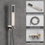 Casainc 2 Function 10" Wall Mounted Dual Shower Heads Shower System In Black