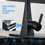 Touchless Dual-Sensor Pull-Down Kitchen Faucet with Modern Design