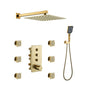 3 Functions 12 Inch Wall Mount Thermostatic Shower System