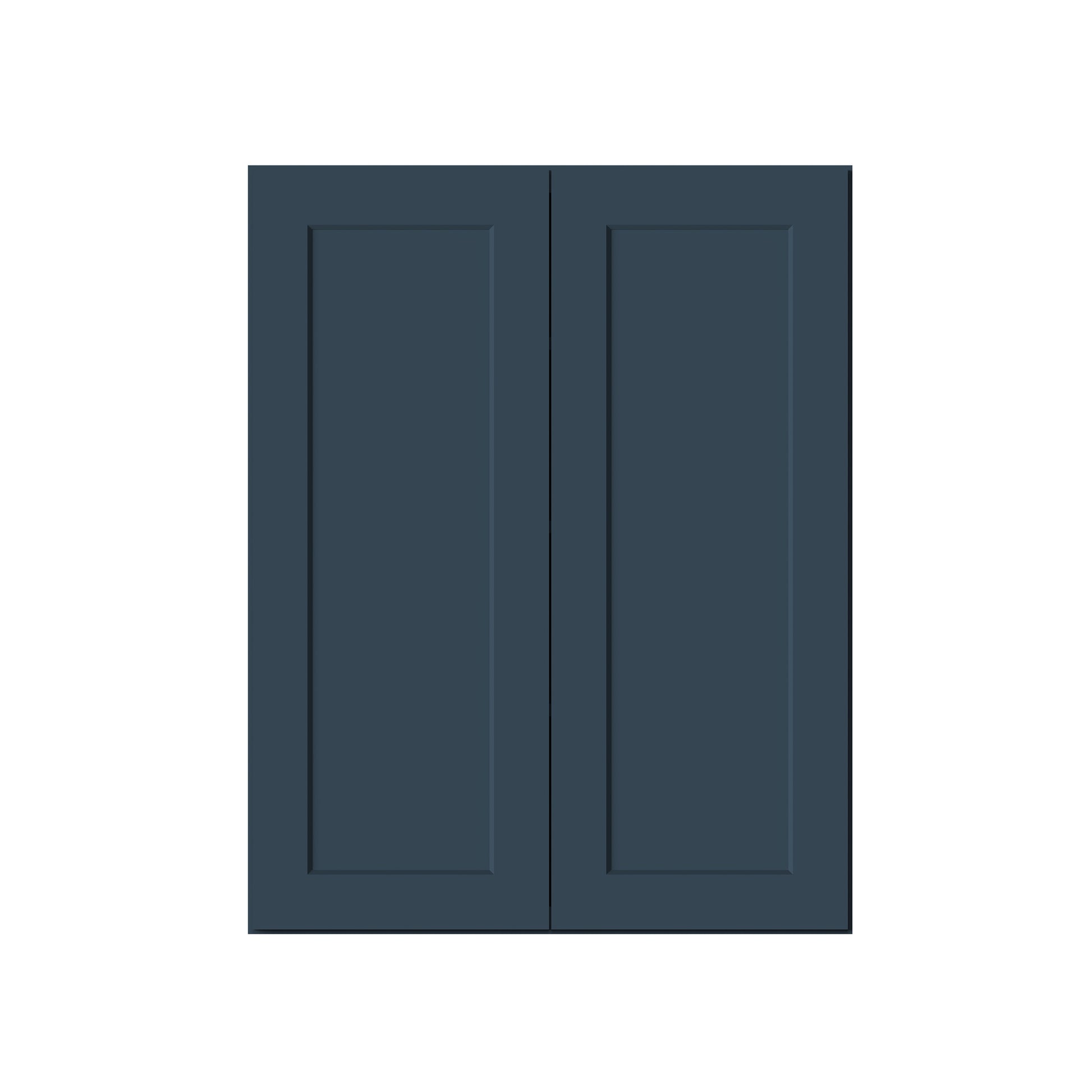 Cyber Grey RTA 24"-36"W x 12"D x 30"-42"H 15-Size Standard Wall Cabinet with 2 Doors and Shelves