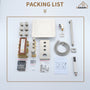 12'' Thermostatic Luxury Rainfall Shower System With 6 Body Jets
