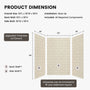 60"x36"/48"x96" Medium Tile Pattern SMC Shower Wall Panel System in 4 Finishes