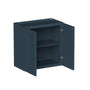 Cyber Grey RTA 24"-36"W x 12"D x 12"-24"H 17-Size Double Doors Short Wall Cabinet