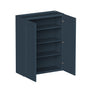 Cyber Grey RTA 24"-36"W x 12"D x 30"-42"H 15-Size Standard Wall Cabinet with 2 Doors and Shelves