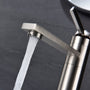 Single Handle Sink Vanity Bathroom Faucet in Brushed Nickel-CASAINC
