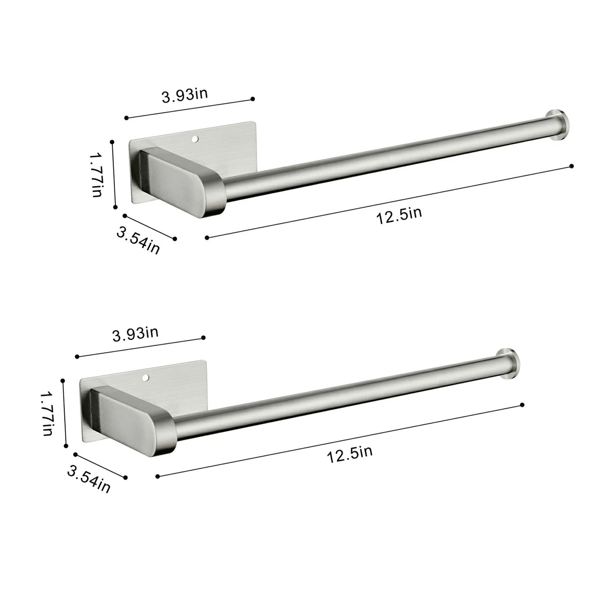 2-Pack Wall-Mounted Paper Towel Holders