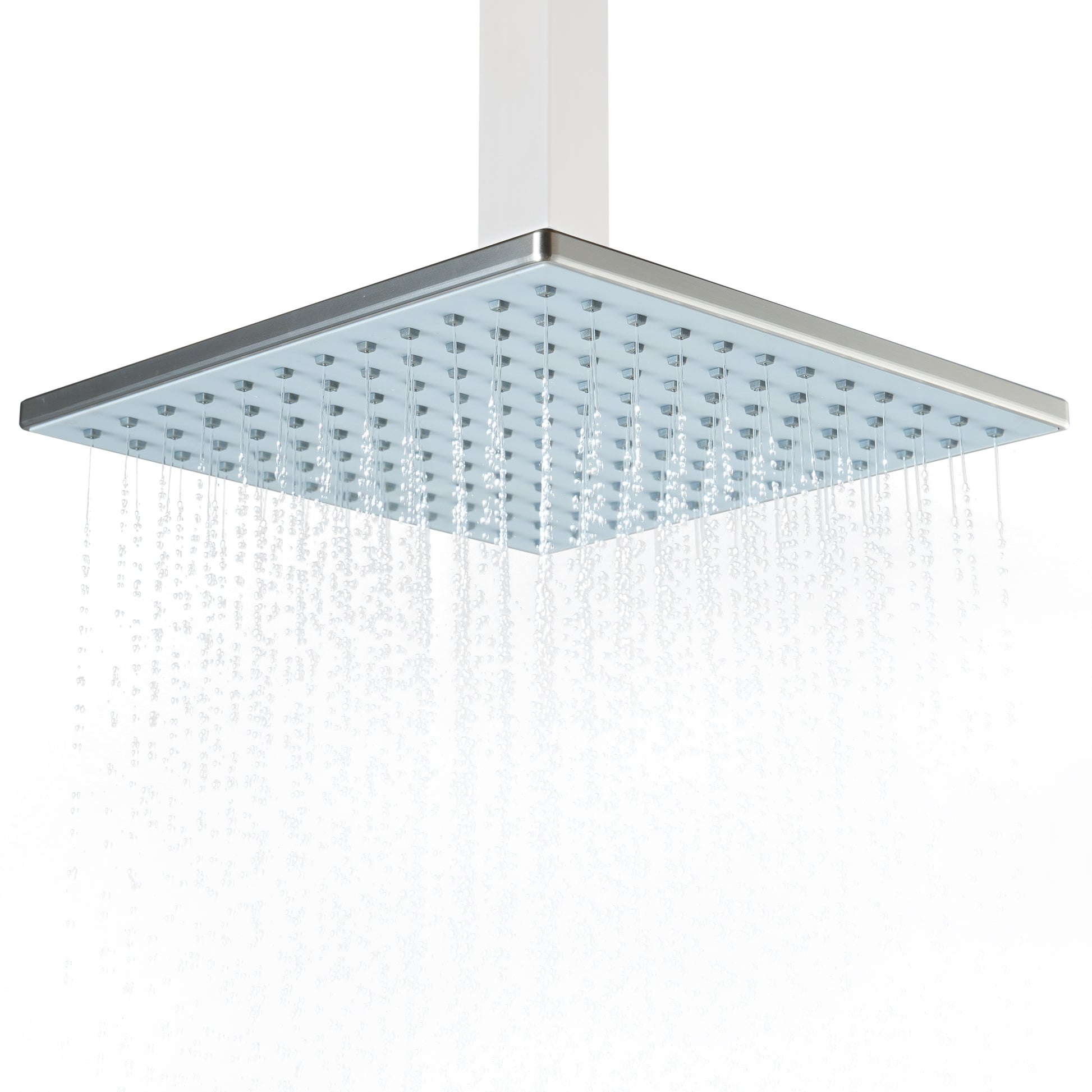 9-inch High Pressure Rainfall Shower Head ABS Square Showerhead