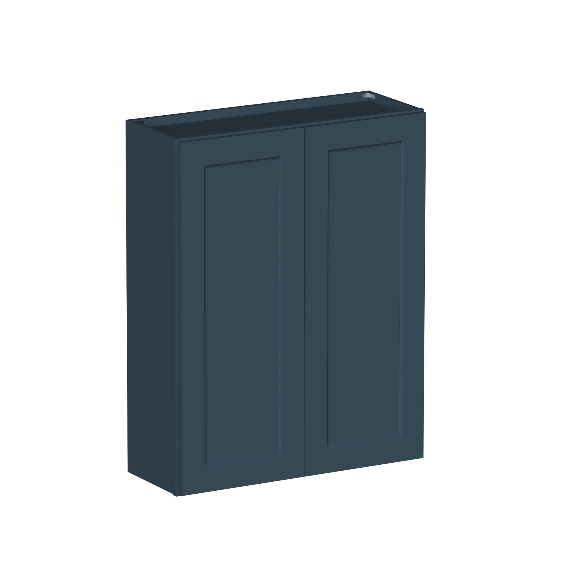 Cyber Grey RTA 24"-36"W x 12"D x 30"-42"H 15-Size Standard Wall Cabinet with 2 Doors and Shelves