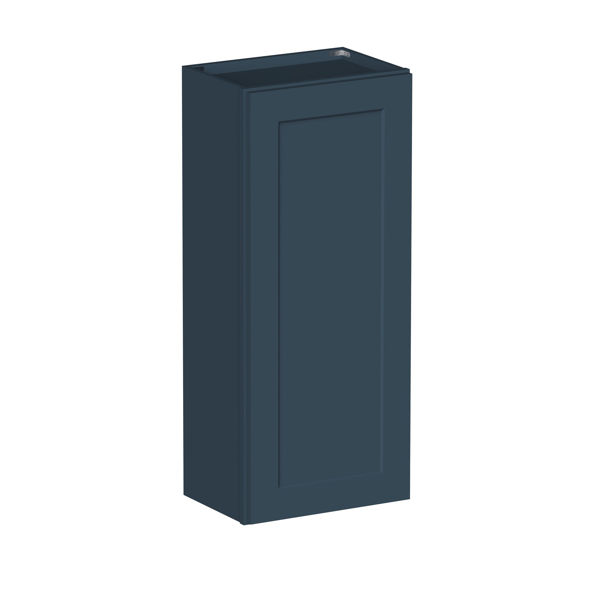 Cyber Grey RTA 9"-21"W x 12"D x 30"-42"H 15-Size Standard Wall Cabinet with Door and Shelves
