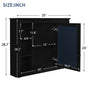 36'' Single Sink Freestanding Bathroom Vanity with 2 Soft Closing Doors and 2 Drawers