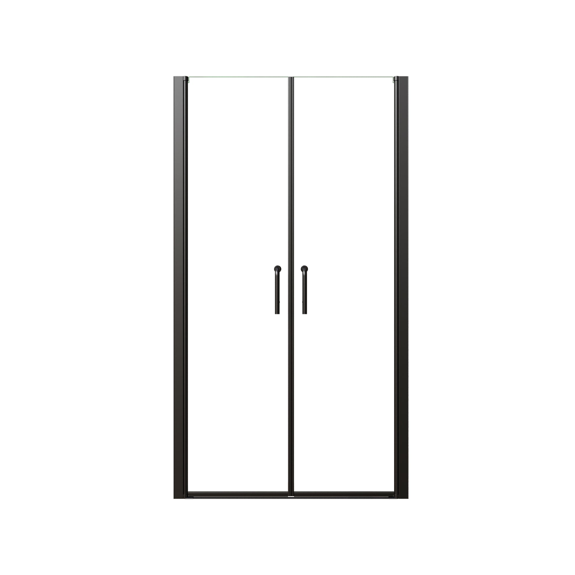 42" x 72" Framed Sliding Shower Door with Soft-Close Mechanism and 6mm Tempered Glass