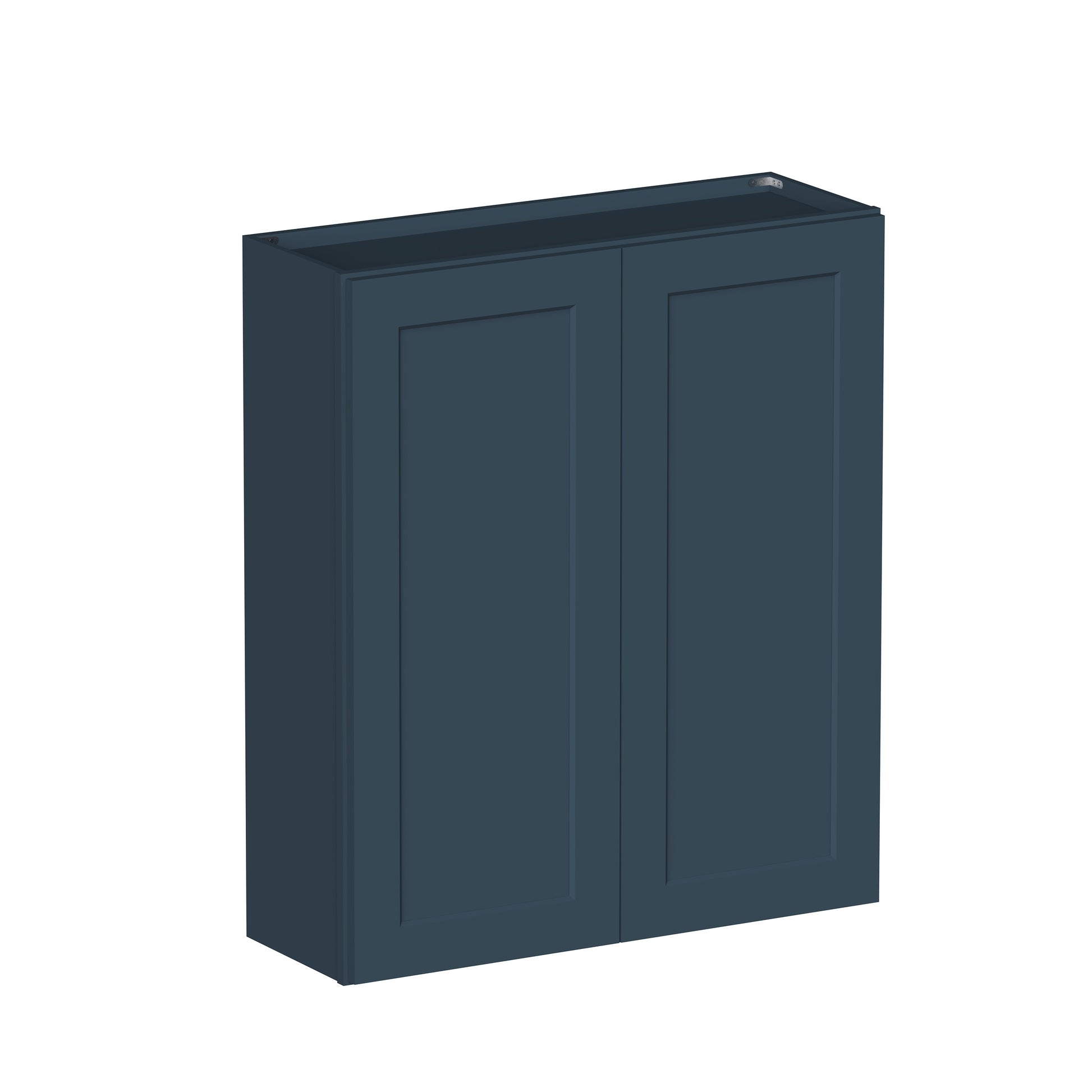 Cyber Grey RTA 24"-36"W x 12"D x 30"-42"H 15-Size Standard Wall Cabinet with 2 Doors and Shelves