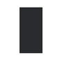 Slim Ebony Black Shaker RTA 9"-21"W x 30"/36"/42"H x 12"D 15-Size Single Door Standard Wall Cabinet