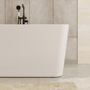 49" Acrylic Freestanding Japanese Soaking Hot Tub with Overflow and Drain
