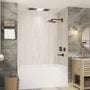 60"x36"x96" SMC Shower Wall Panels, Waterproof Grout-Free Shower Surround in 4 Finishes