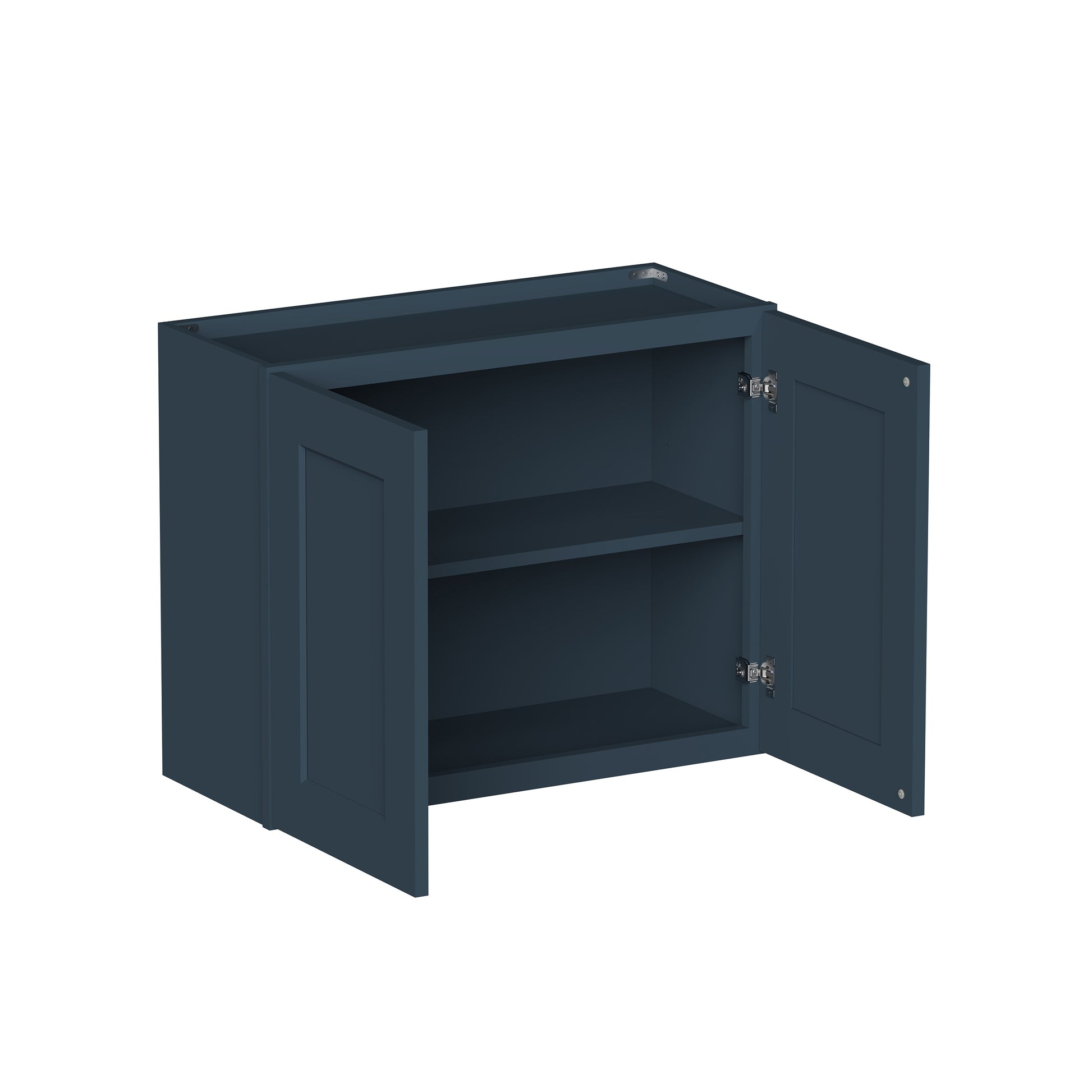 Cyber Grey RTA 24"-36"W x 12"D x 12"-24"H 17-Size Double Doors Short Wall Cabinet