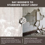 60"x36"x96" SMC Shower Wall Panels, Waterproof Grout-Free Shower Surround in 4 Finishes