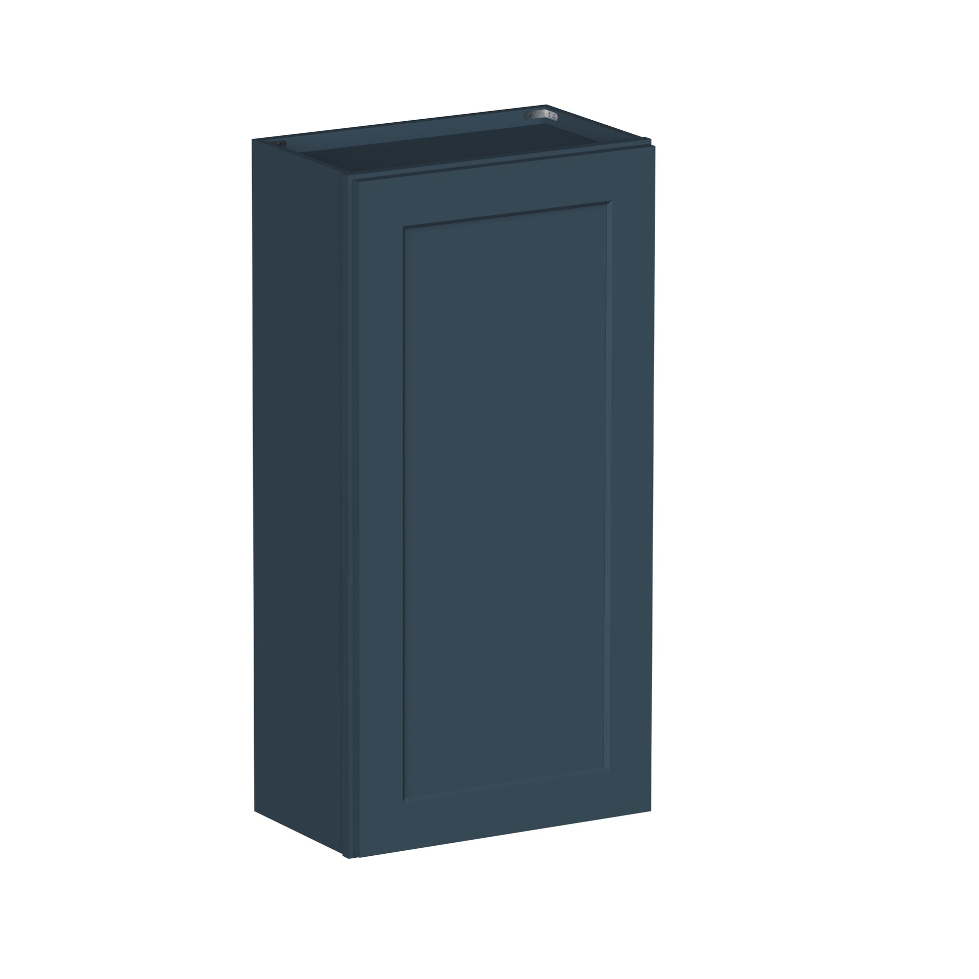 Cyber Grey RTA 9"-21"W x 12"D x 30"-42"H 15-Size Standard Wall Cabinet with Door and Shelves