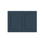 Cyber Grey RTA 24"-36"W x 12"D x 12"-24"H 17-Size Double Doors Short Wall Cabinet