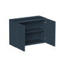 Cyber Grey RTA 24"-36"W x 12"D x 12"-24"H 17-Size Double Doors Short Wall Cabinet