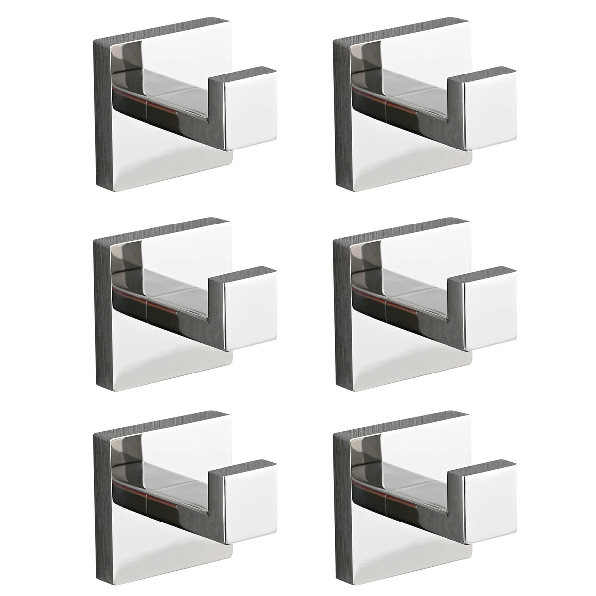 Wall-Mounted Stainless Steel Towel & Coat Hooks for Bathroom Bedroom & Kitchen